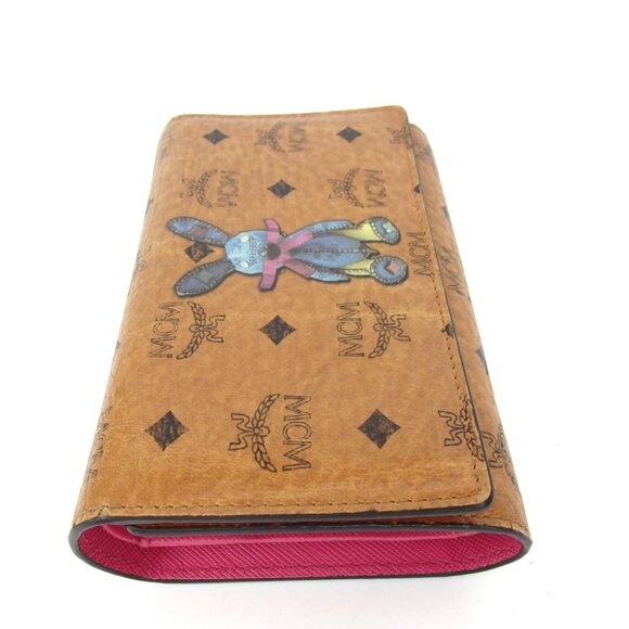 Authentic MCM Rabbit Tri-fold wallet leather [Used] - Picture 4 of 12